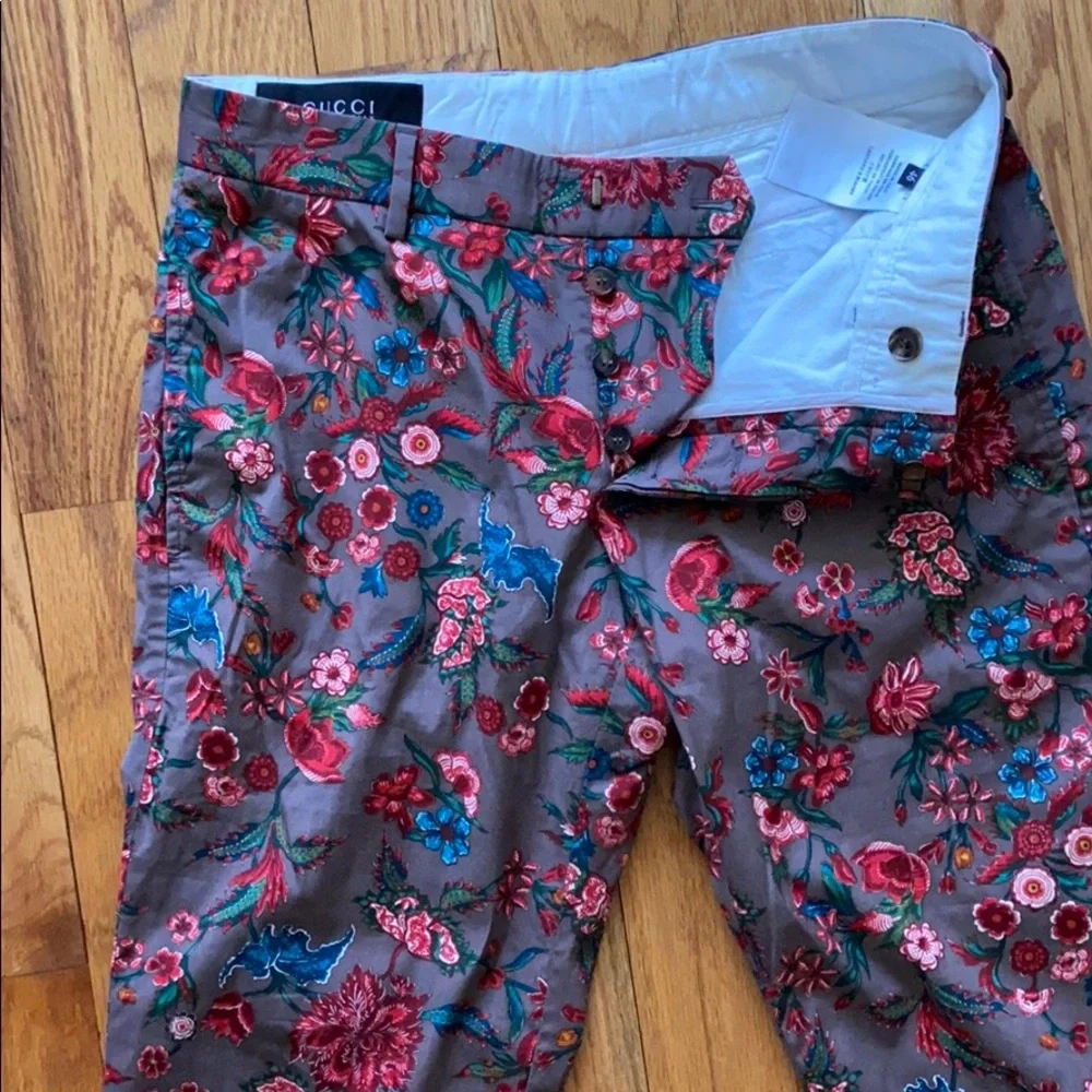 Gucci Men’s Riding Floral Trouser - N.A. Exclusive